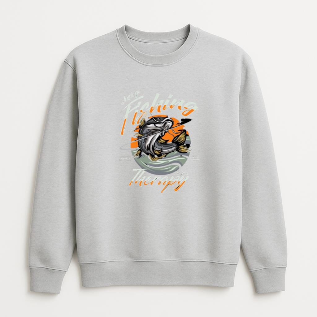 Woman Joyful Vintage Fishing Sweatshirt