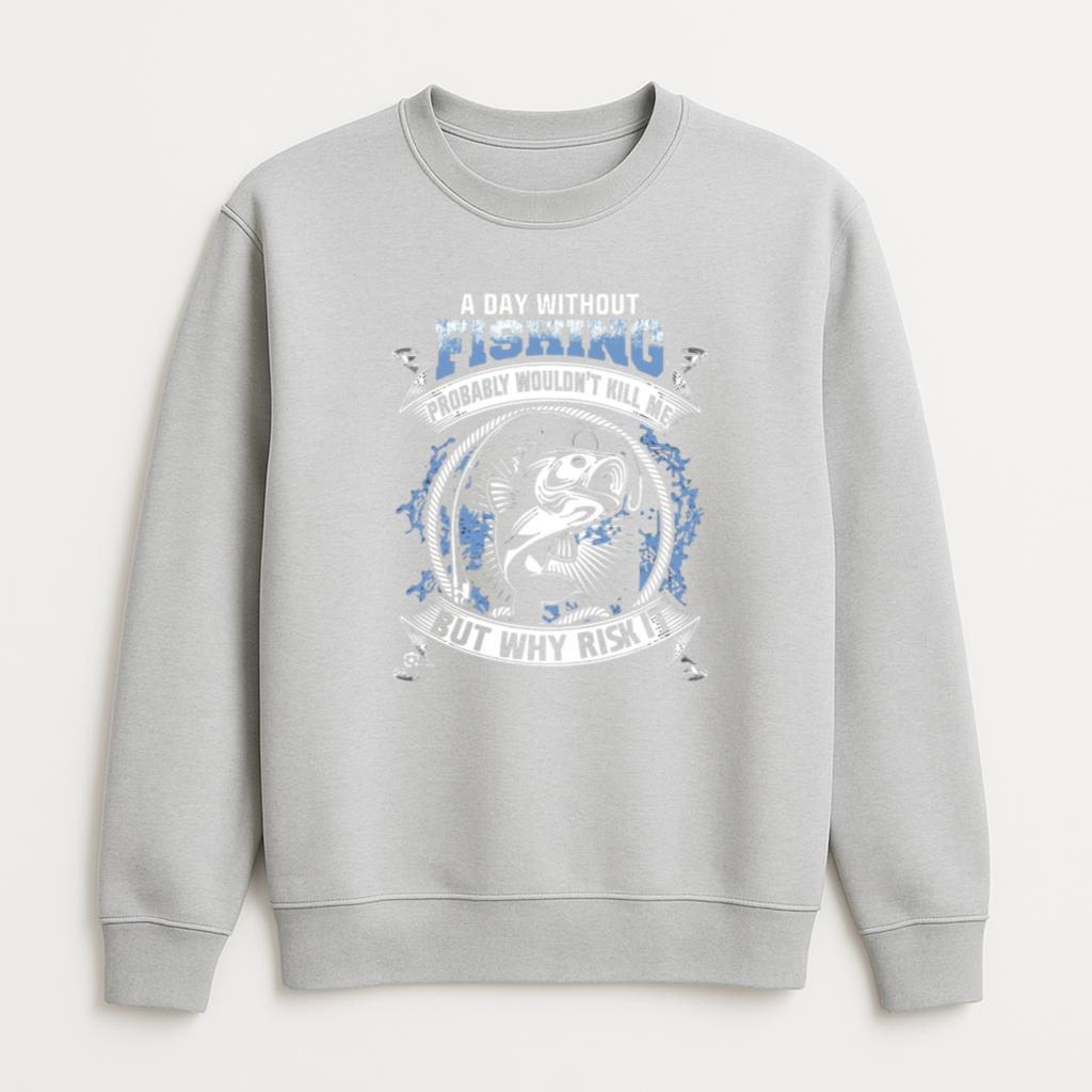 Woman Relaxed Vintage Fishing Sweatshirt